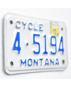 Motoros amerikai rendszám Montana 4-5194