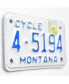 Motoros amerikai rendszám Montana 4-5194