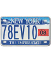 Motoros amerikai rendszám New York Empire 78EV10