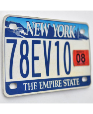Motoros amerikai rendszám New York Empire 78EV10