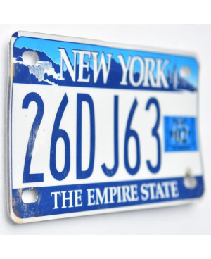 Motoros amerikai rendszám New York Empire 26DJ63