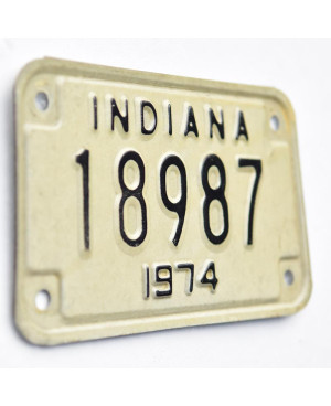 Motoros amerikai rendszám Indiana 18987 moto