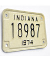 Motoros amerikai rendszám Indiana 18987 moto