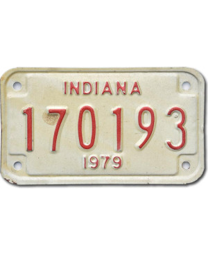 Motoros amerikai rendszám Indiana 170193