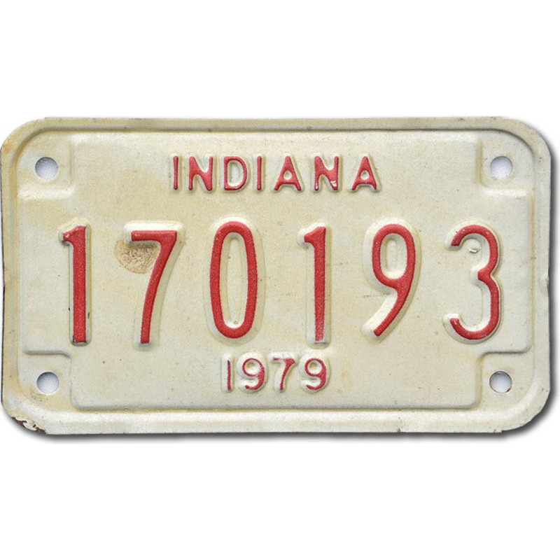 Motoros amerikai rendszám Indiana 170193