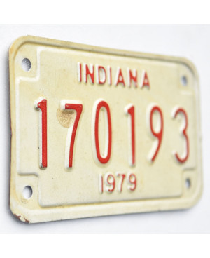 Motoros amerikai rendszám Indiana 170193