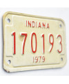 Motoros amerikai rendszám Indiana 170193