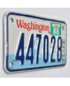 Motoros amerikai rendszám Washington 447028