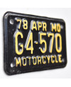 Amerikai rendszám Missouri G4 570 motoros