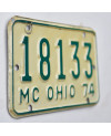 Motoros amerikai rendszám Ohio 18133