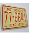 Motoros amerikai rendszám Iowa 77-6841