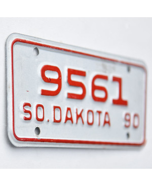 Motoros amerikai rendszám South Dakota 9561