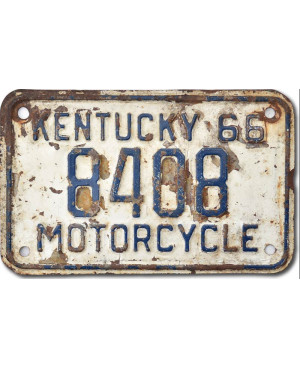 Motoros amerikai rendszám Kentucky 8408