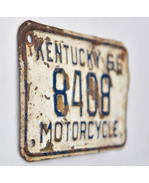 Motoros amerikai rendszám Kentucky 8408