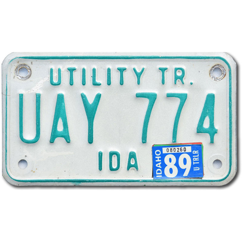 Americká SPZ Idaho UAY 774 Utility Trailer