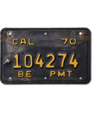 Americká SPZ California 104274 trailer