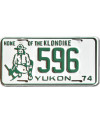 Kanadai rendszám Yukon 1974 Home Of The Klondike 596
