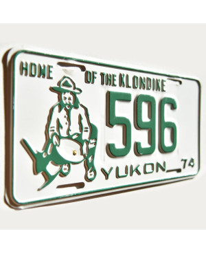 Kanadai rendszám Yukon 1974 Home Of The Klondike 596