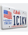Amerikai rendszám Utah In God We Trust