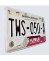Mexikói rendszám Puebla TWS-050-A
