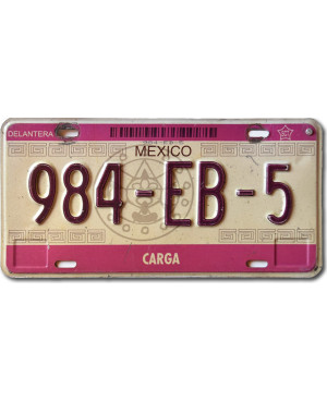 Mexikói rendszám Interstate Truck 984-EB-5