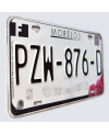 Mexikói rendszám Morelos PZW-876-D