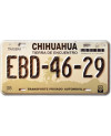 Mexikói rendszám Chihuahua EBD-46-29