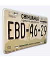 Mexikói rendszám Chihuahua EBD-46-29