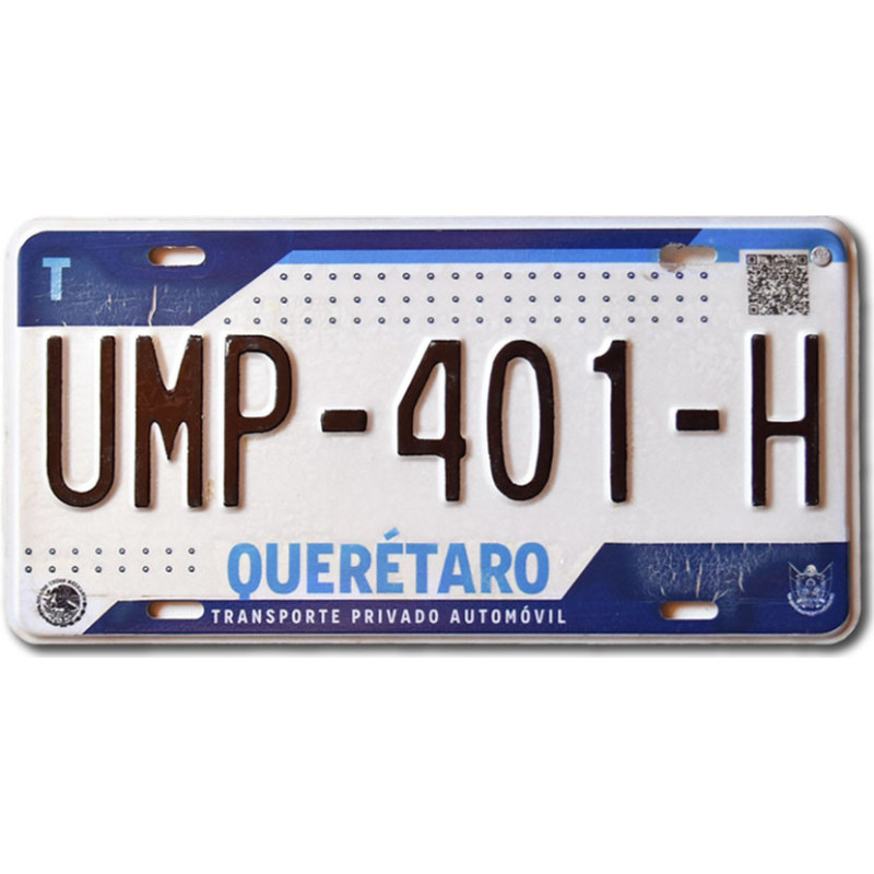 Mexikói rendszám Quarétaro UMP-401-H