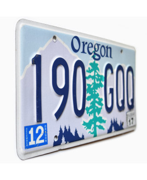 Amerikai rendszám Oregon Tree