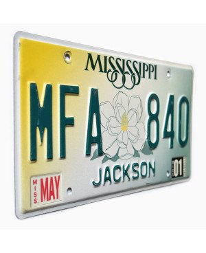 Amerikai rendszám Mississippi Magnolia