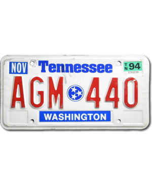 Amerikai rendszám Tennessee Stars