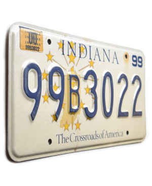 Amerikai rendszám Indiana The Crossroads