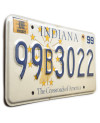 Amerikai rendszám Indiana The Crossroads