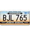 Amerikai rendszám North Dakota Centennial