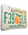 Amerikai rendszám Florida Orange