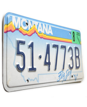 Amerikai rendszám Montana Big Sky