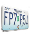 Amerikai rendszám Missouri Blue Bird