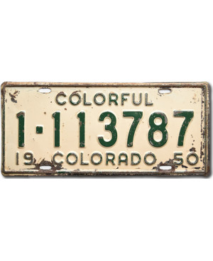 Amerikai rendszám Colorado 1950 Colorful 1-113787