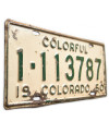 Amerikai rendszám Colorado 1950 Colorful 1-113787