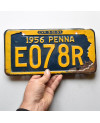 Amerikai rendszám Pennsylvania 1956 Penna E078R