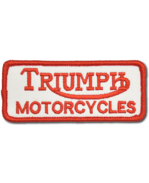 Motoros folt Triumph Motorcycles Red 8 cm x 3 cm
