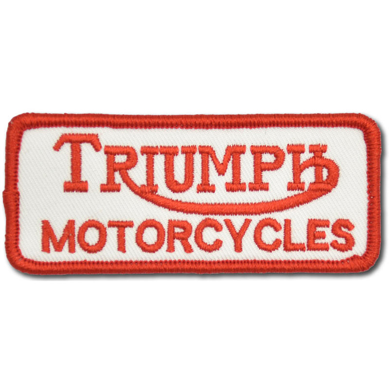 Motoros folt Triumph Motorcycles Red 8 cm x 3 cm