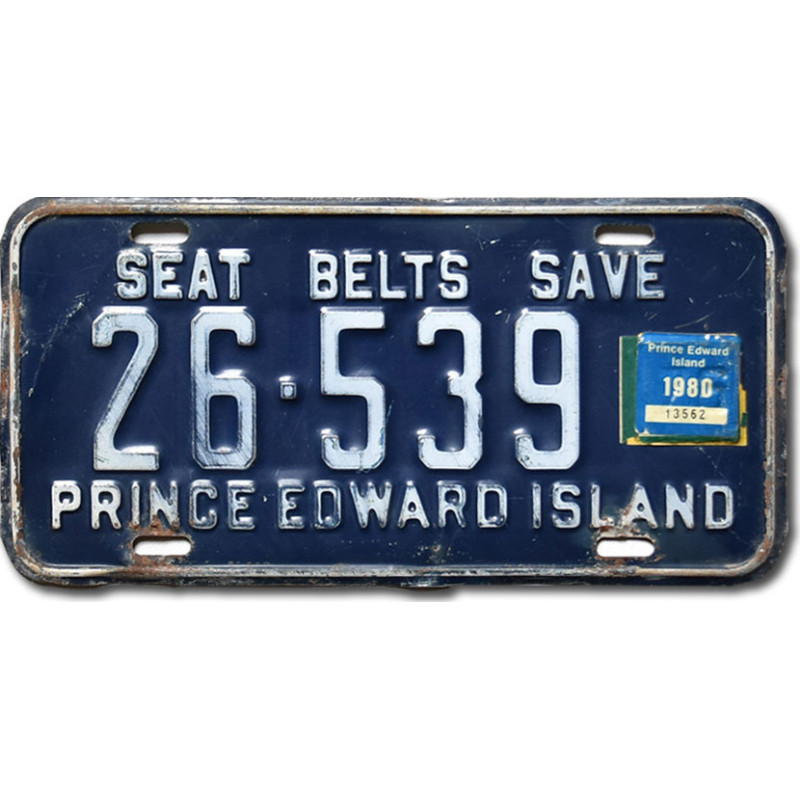 Kanadai rendszám Prince Edward Island Blue 26-539