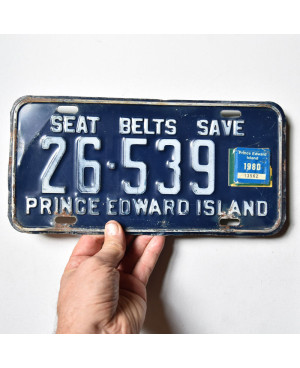 Kanadai rendszám Prince Edward Island Blue 26-539