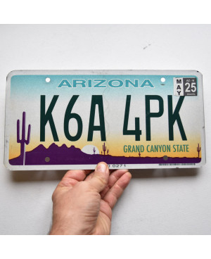 Amerikai rendszám Arizona Grand Canyon flat