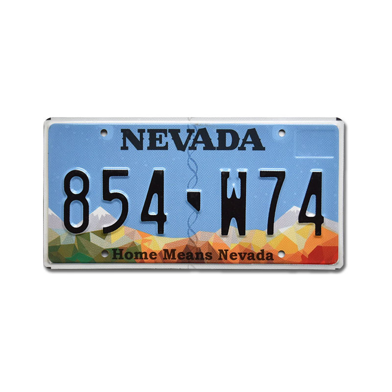 Amerikai rendszám Nevada Home Means