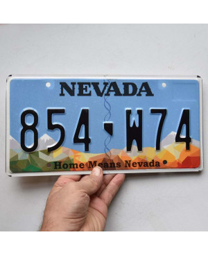 Amerikai rendszám Nevada Home Means