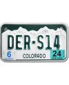 Motoros amerikai rendszám Colorado DER-S14