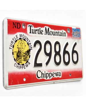 Amerikai rendszám North Dakota Turtle Mountains 29866